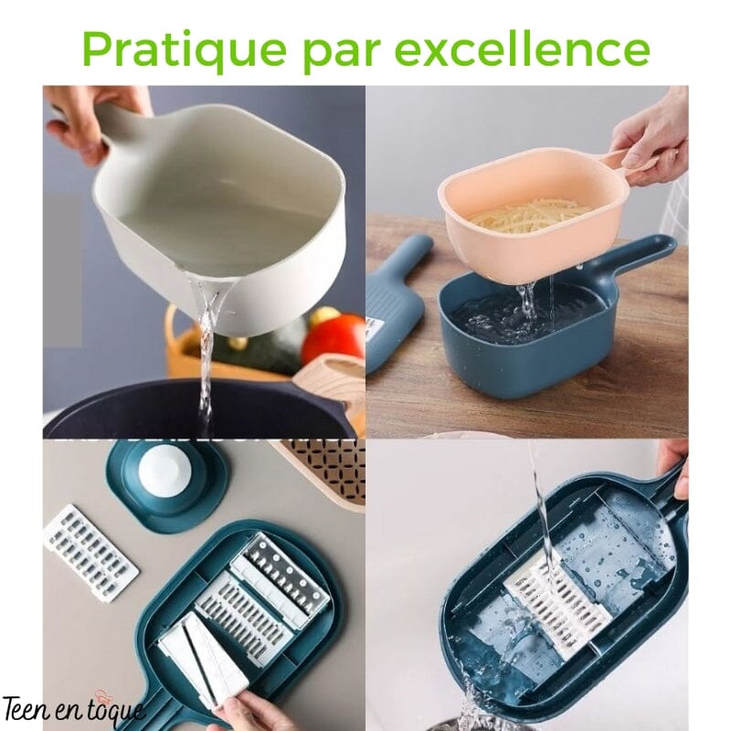 Mandoline de cuisine professionnelle inox - Mandolines de Cuisine  Professionnelles - La Toque d'Or